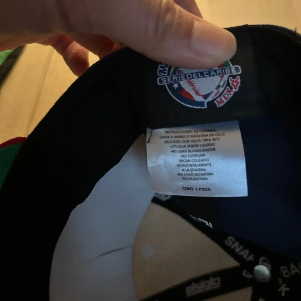 El Siglo Serie del Caribe Mazatlan 2021 Hat Mens OSFA Navy White Red Snapback‎
